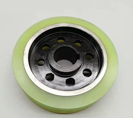Escalator Handrail Drive Friction Wheel 135 X 36  PU / Rubber Tire