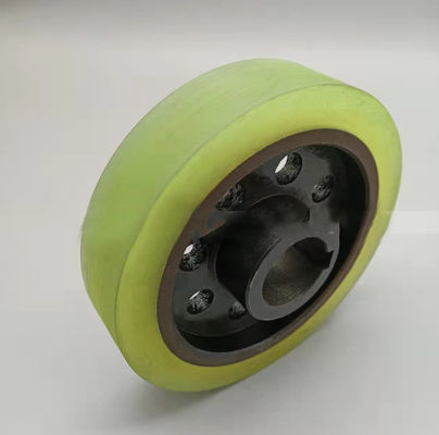 Escalator Handrail Drive Friction Wheel 135 X 36  PU / Rubber Tire