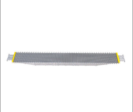 CNAS Grey  Aluminum Pallet Escalator Step Spare Part Escalator With Demarcation Line