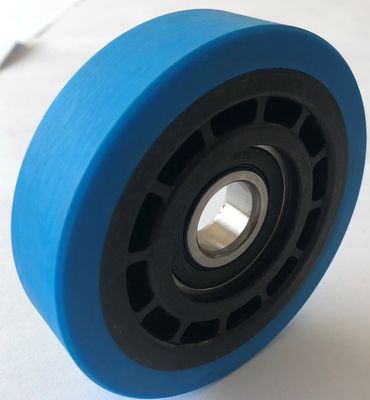 Step Chain Roller; 100x25, Hub Type Roller, With Bearing 6206, Pin 30