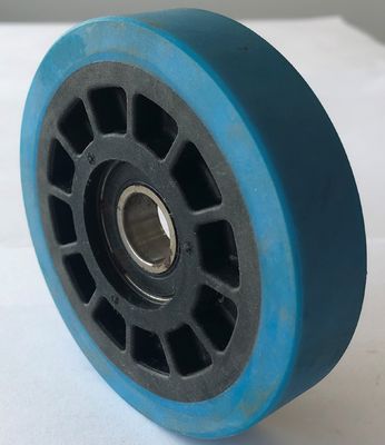 Step Chain Roller Escalator Spare Part 100x22.2 Hub Type Roller With Bearing 6204